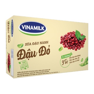 Sữa đậu nành Đậu đỏ 180ml hàng mới!