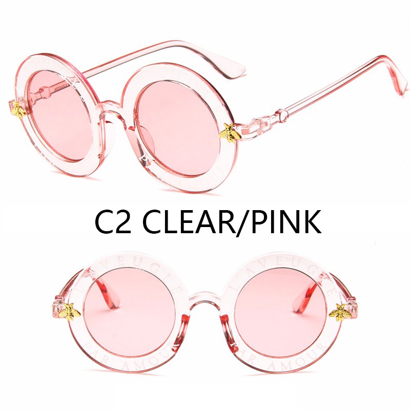 Korean Ulzzang Fashion Vintage Round Sunglasses Women/Men Sun Glasses