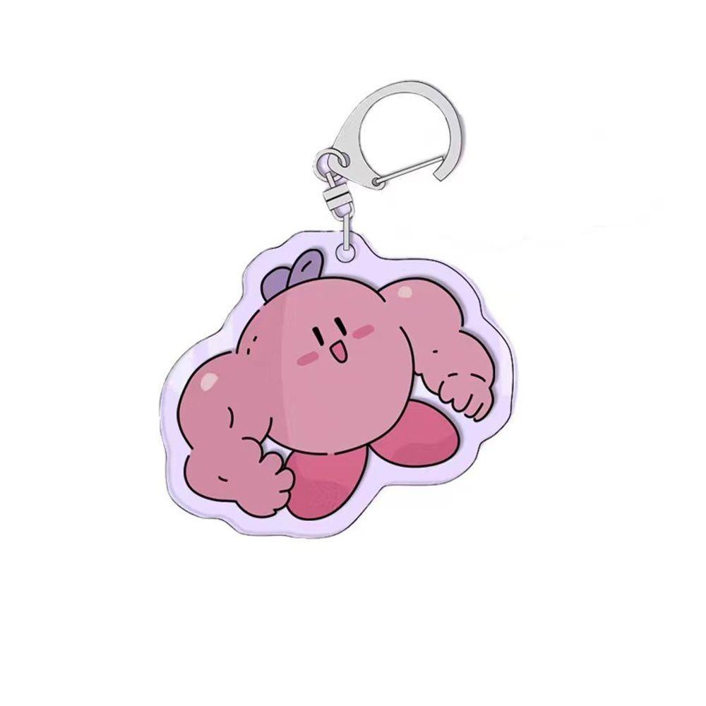 Móc Khóa Hình Nhân Vật Hoạt Hình Kirby Dễ Thương
