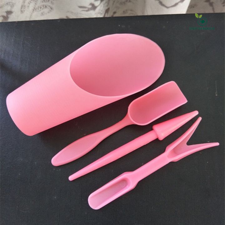 Dụng Cụ Làm Vườn Combo 4 Món Mini, Chuyên Dụng cho Cây Mini, Tiểu Cảnh, Sen đá, Xương Rồng