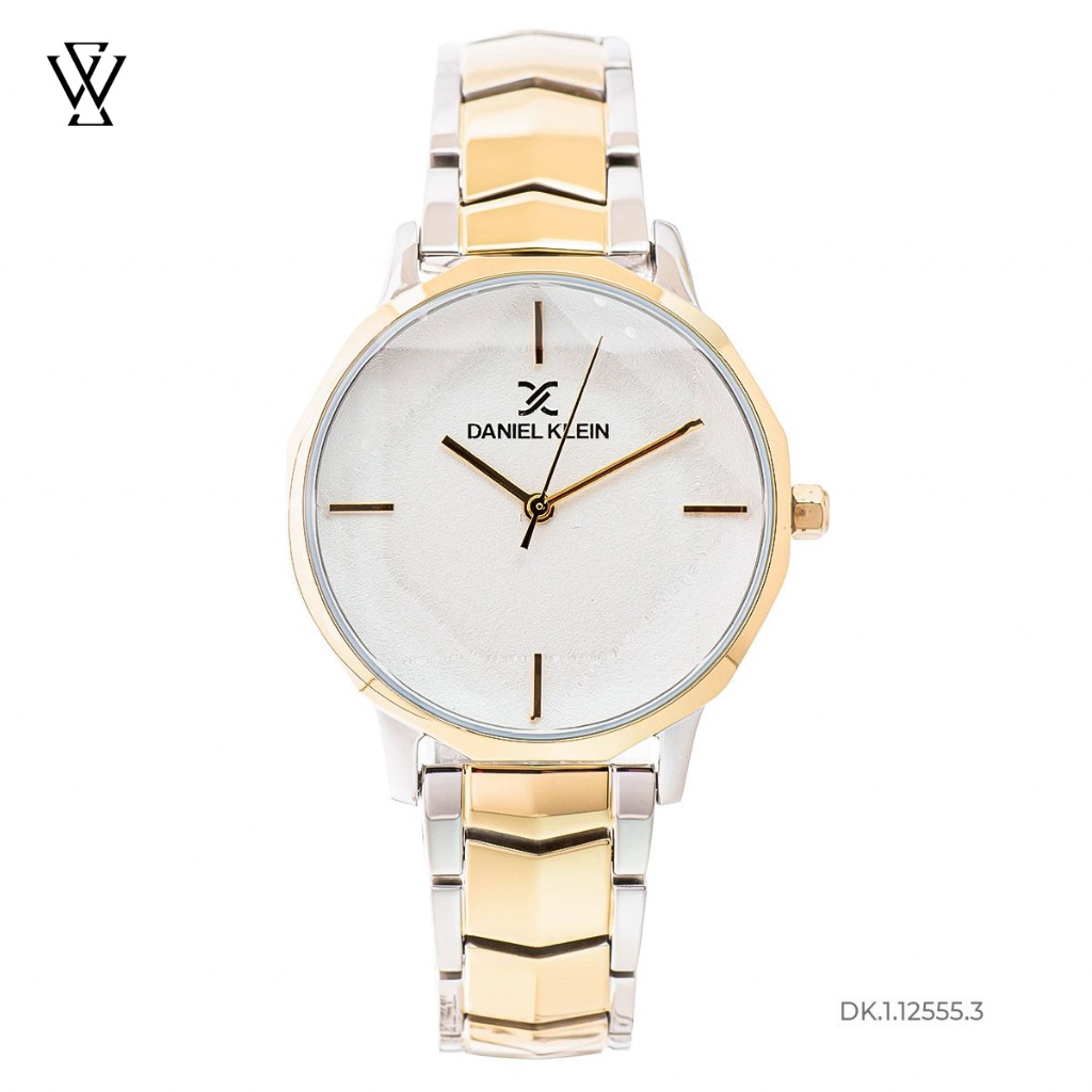 Đồng Hồ Quartz Nữ Daniel Klein WATCHSTORE DK.1.12555.3 Mặt Kính Khoáng 34mm, Dây Kim Loại, Vỏ Thép Không Gỉ