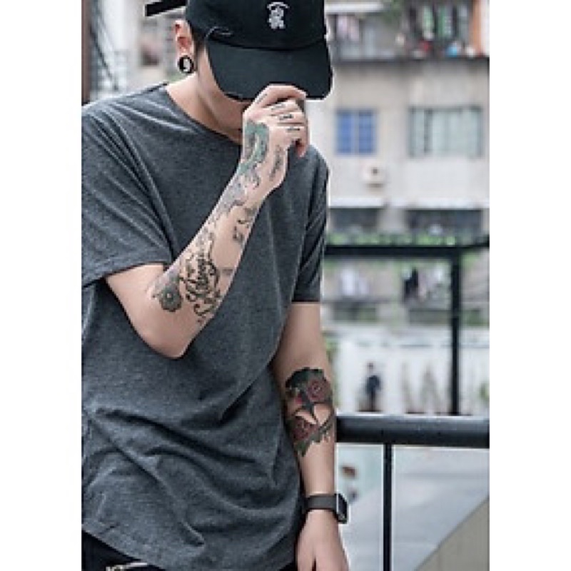 2020 Áo Longtee Basic - Áo phông Layer Lai Bầu Unisex Thời Trang Nam Nữ Mẫu Mới