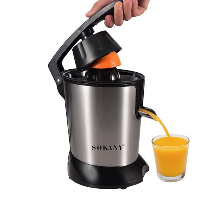 Máy ép cam, máy vắt cam inox cao cấp công suất lớn SOKANY JE-618D - Bảo hành 12 tháng