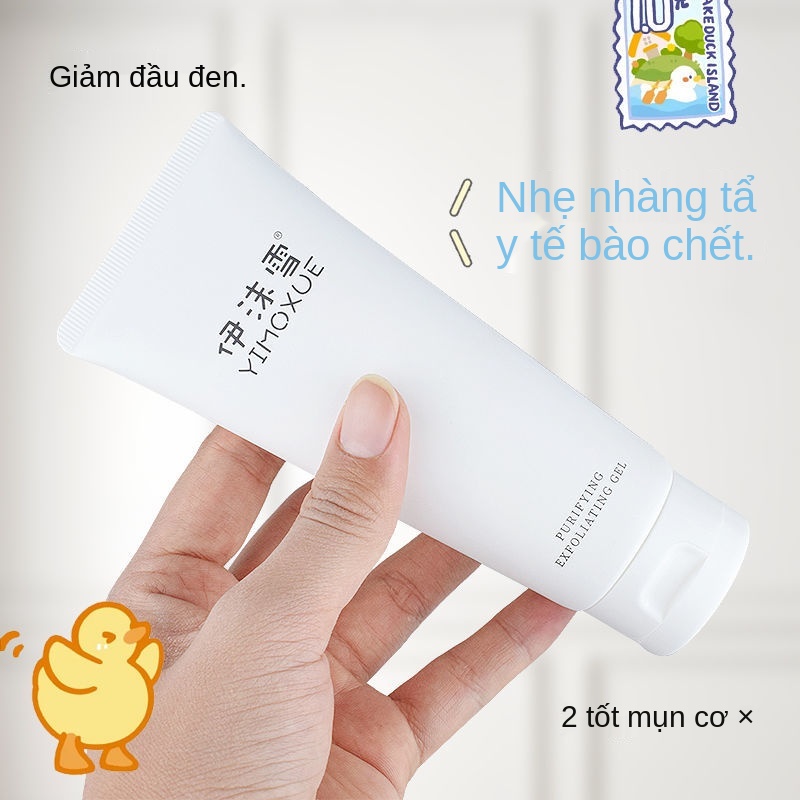 Tẩy tế bào chết gel, da mặt, nam và nữ, toàn thân, chết, gà, mụn đầu đen, kho báu bùn thoa trị