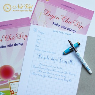 Vở mẫu chữ đứng