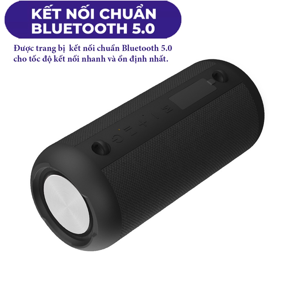 Loa bluetooth 5.0 SeaSy SS20 chống nước IPX6 công suất 20W âm bass mạnh, dung lượng pin 3600 mAh