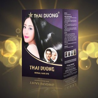 NHUỘM TÓC DƯỢC LIỆU THÁI DƯƠNG GÓI - Bán lẻ 1 gói 10g (MÀU ĐEN)