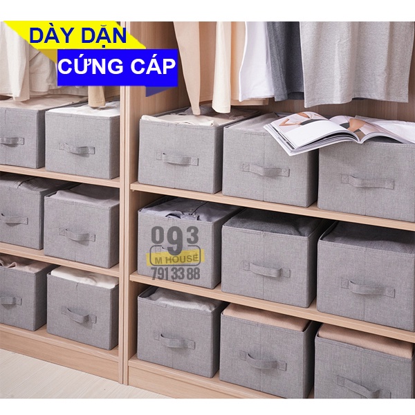 Hộp Vải Đựng Đồ Đa Năng ,Túi Vải Đựng Tã,Tủ Đựng Đồ Bằng Vải Cho Bé