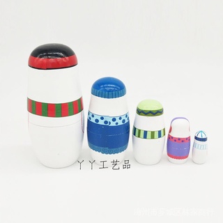 Bộ Búp Bê Nga Bằng Gỗ Năm Lớp Dùng Làm Quà Tặng Sinh Nhật/Ngày Lễ Tình Nhân