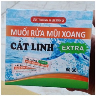 Muối rửa mũi xoang Cát Linh hộp 30 gói hoặc 50 gói