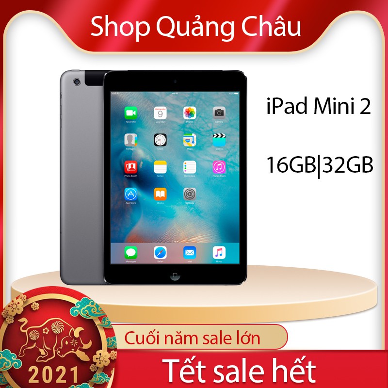 Máy tính bảng iPad mini 2 Chính hãng Quốc tế màn hình lơn 7.9 inch siêu sắc nét cấu hình mạnh bảo hành 12 tháng 1 đổi 1