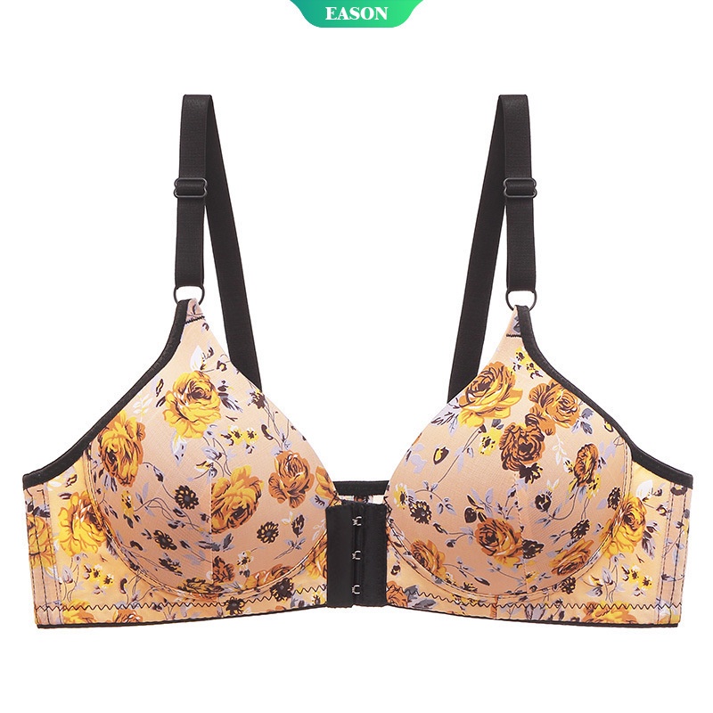 Áo Ngực Cài Khóa Trước Mỏng Thoáng Khí Quyến Rũ Cho Nữ Plus Size New-YG5359