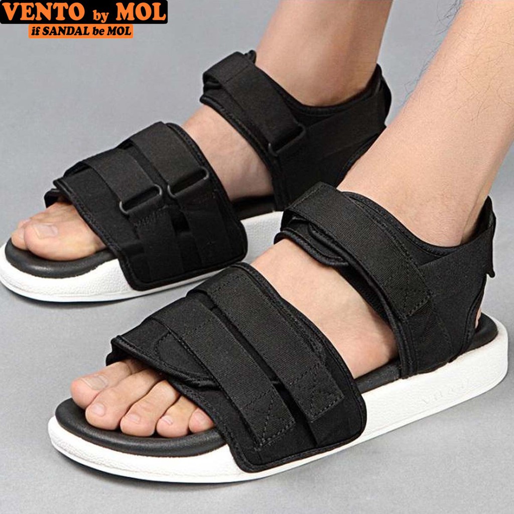 Giày sandal Vento nam nữ quai ngang bảng to vải dù cho cặp đôi có quai hậu cố định mang đi học du lịch NV1019B