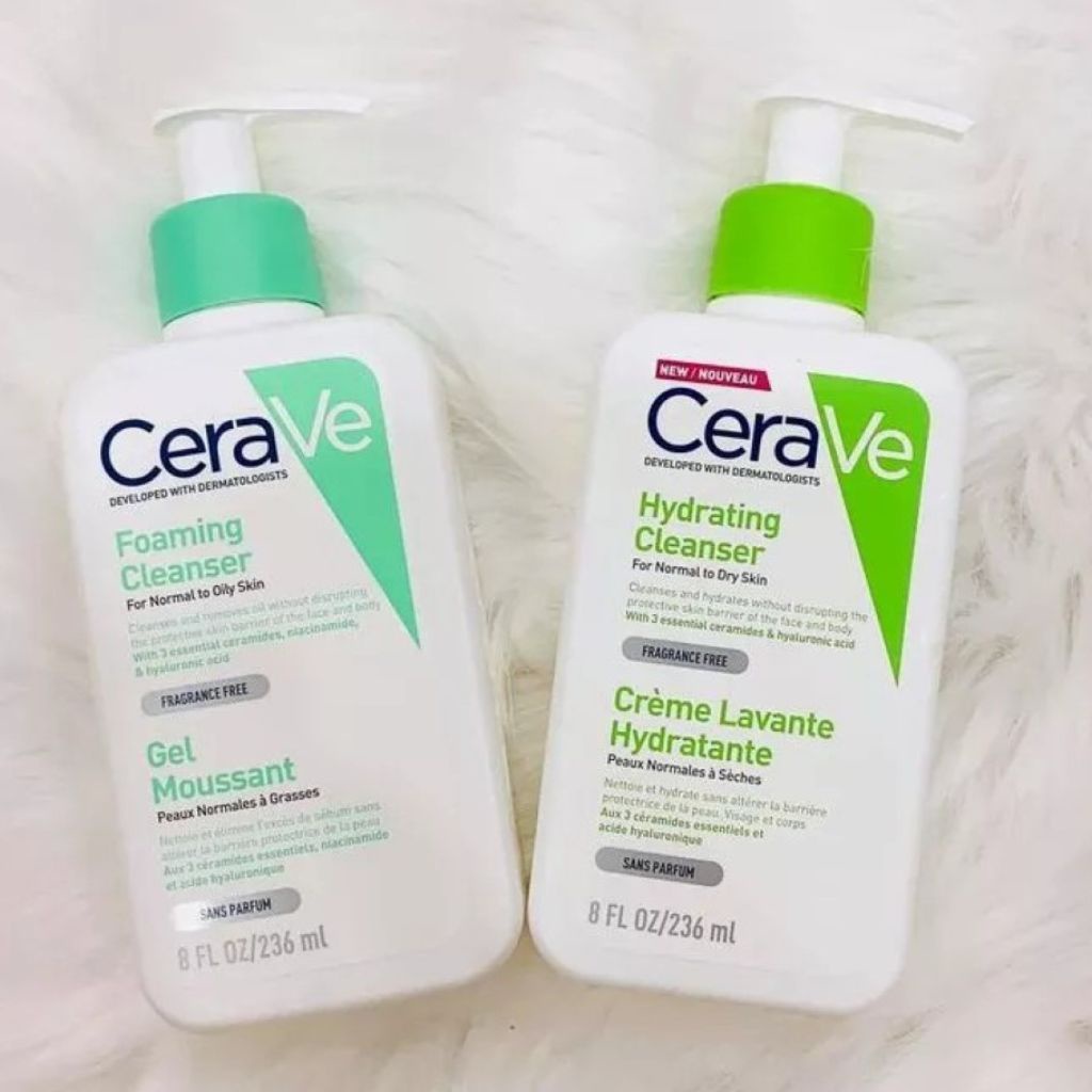 Sữa Rửa Mặt CeraVe Pháp-Làm Sạch Sâu,Dưỡng Ẩm,Làm Trắng ,Chính Hãng