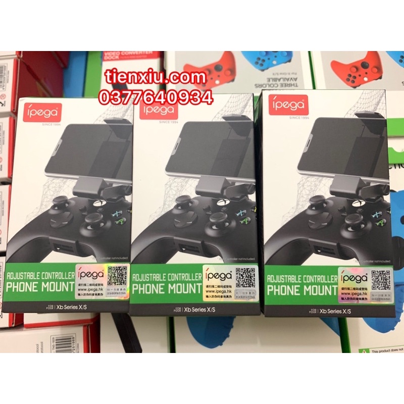 Kẹp tay cầm Xbox One X với điện thoại, giá đỡ tay cầm xboxoneX