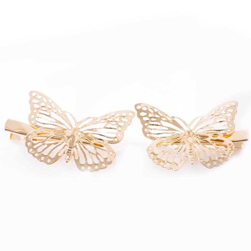 Kẹp Tóc Hình Bướm Trái Phải Phong Cách Âu Mỹ 2022 Thời Trang Nữ