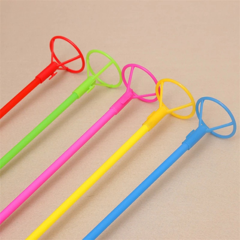 Bộ 50 Que Gắn Bong Bóng Bằng Nhựa PVC 40cm Nhiều Màu Sắc Dùng Trang Trí Tiệc
