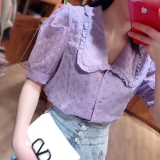 Áo thô đục lỗ