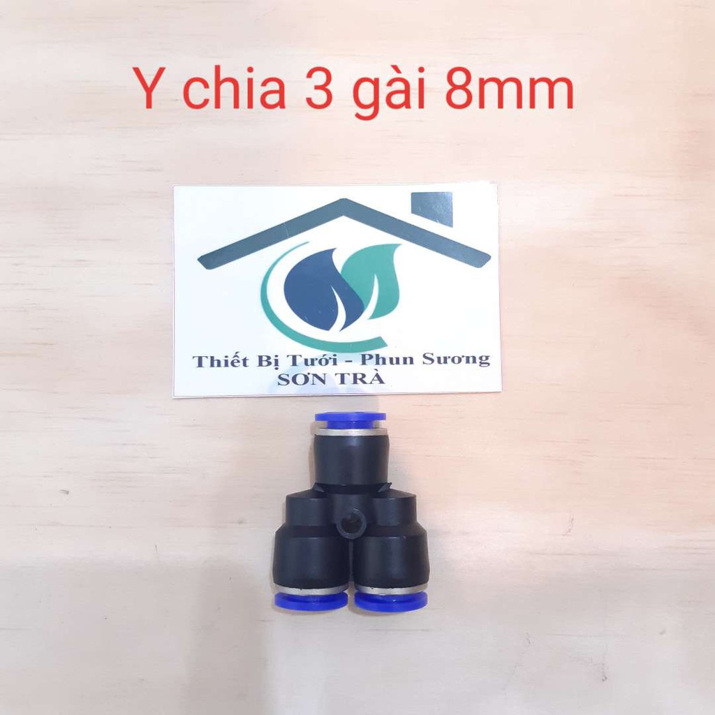 Đầu nối chữ Y phun sương 8mm/ 10mm/12mm/12-8-8