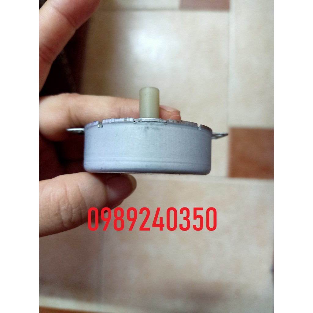 Mô tơ quay đĩa lò vi sóng 220V trục vát