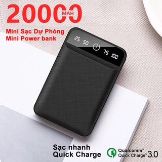 20000mAh mini sạc dự phòng USB di động cho các thiết bị thông minh pin sạc dự phòng Power bank