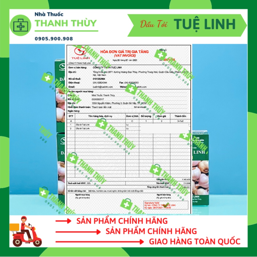 Dầu tỏi Tuệ Linh [Chai 100 Viên]- Tăng Sức Đề Kháng Cho Cơ Thể, Hỗ Trợ Giúp Giảm Mỡ Máu, Giảm Nguy Cơ Xơ Vữa Động Mạch