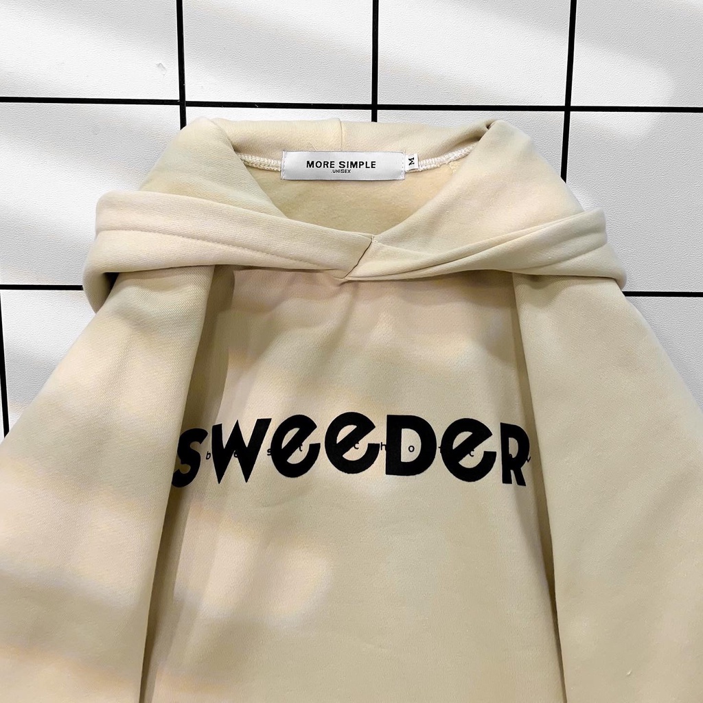 Áo Khoác Hoodie Form Rộng Unisex WED Vải Nỉ Bông Dày Dặn Chữ Dập Nổi - Tuni Store | BigBuy360 - bigbuy360.vn