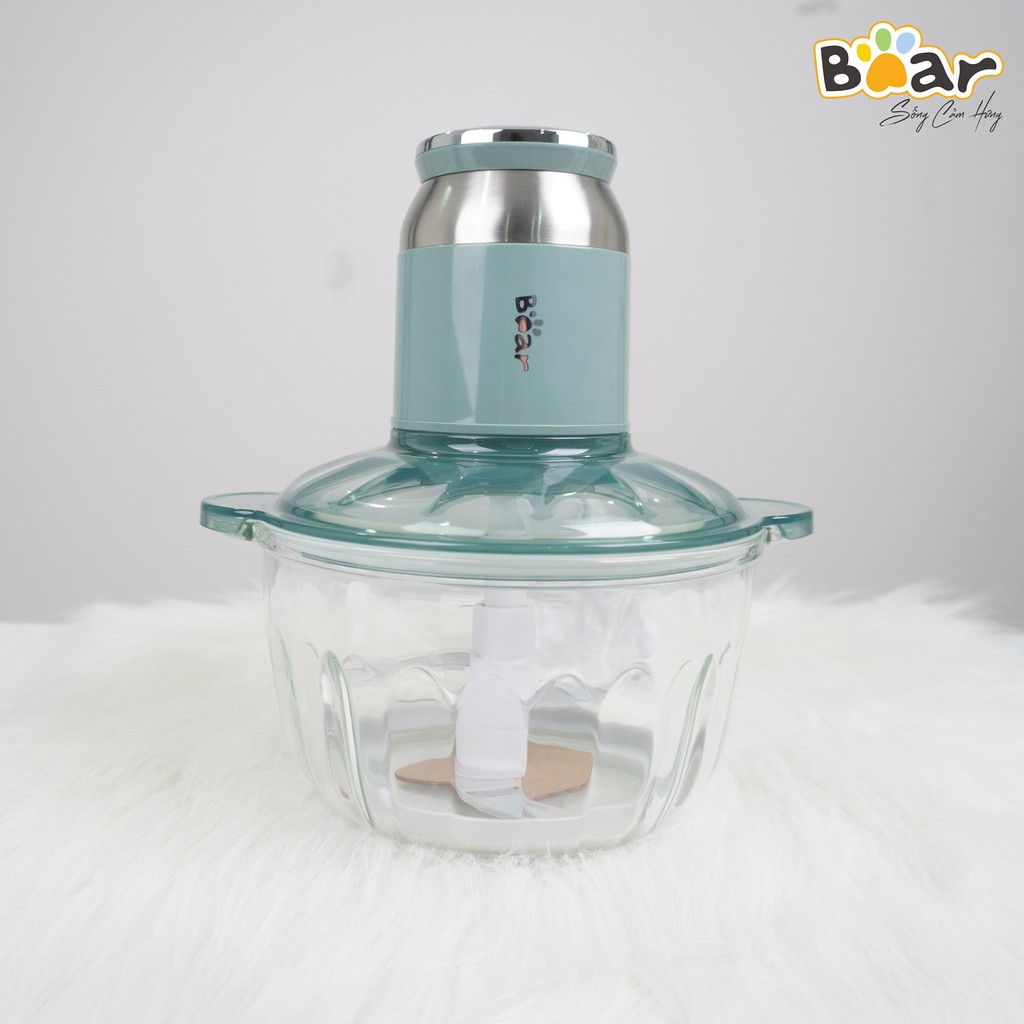 Máy xay thịt, Máy xay thịt đa năng, Bear QSJ-C04R8, Dung tích 2,5L - Bản Quốc Tế. Bảo Hành Chính Hãng 12 Tháng