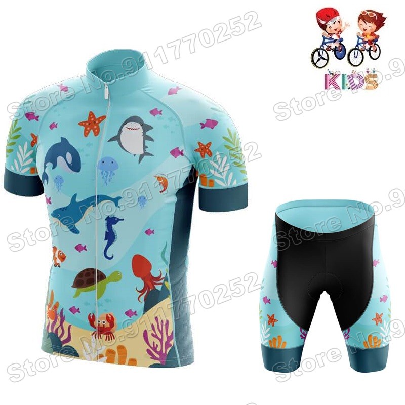 Bộ Quần Áo Chạy Xe Đạp Trẻ Em Thời Trang Năm 2021