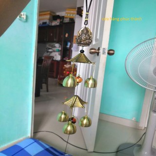 chuông gió nhôm 2 tầng 6 chuông