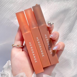 Son kem lì vuông  HERORANGE mịn mướt môi - rubycosmetics