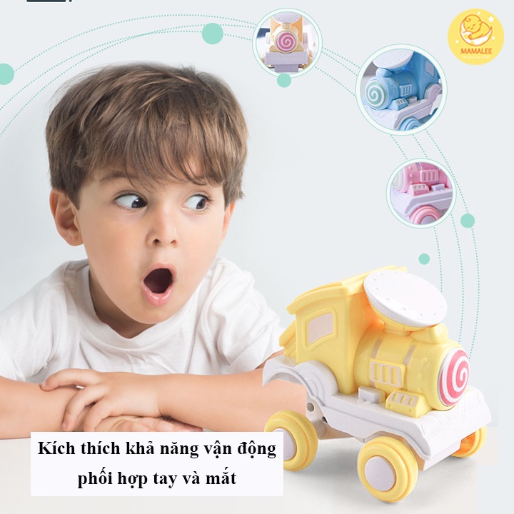Đồ Chơi Xe Ô Tô Nhào Lộn 360 Độ Chạy Đà - Phát Triển Kỹ Năng Cho Bé