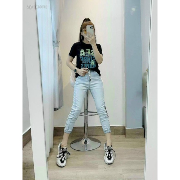 Áo thun nữ đậm chất mùa hè form dưới 60kg thun cotton co giãn thấm hút mồ hôi