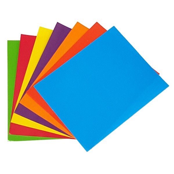 giấy thủ công thường 1 xấp 7 miếng