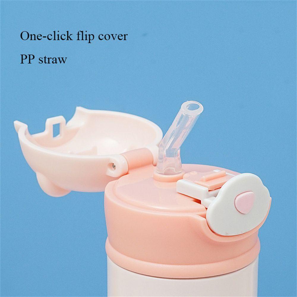 PISTA Bình Nước Giữ Nhiệt Hình Gấu Hoạt Hình 420ml