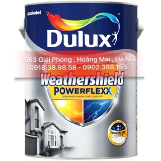 Sơn Ngoại thất cao cấp Dulux Weathershield PowerFlexx Bề Mặt Bóng Mờ GJ8 -1 lít