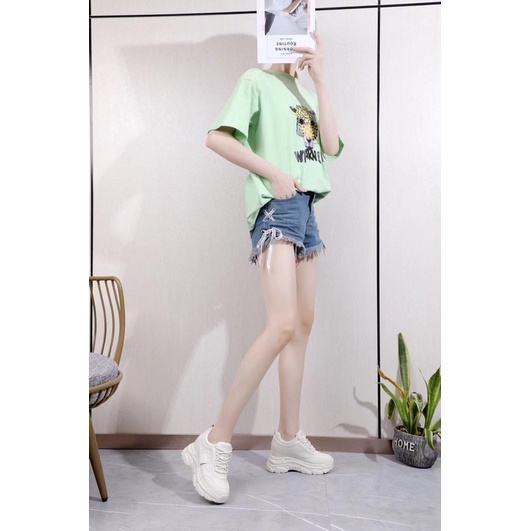 Giày Thể Thao Độn Đế Hàng Quảng Châu Đẹp Chuẩn Loại 1