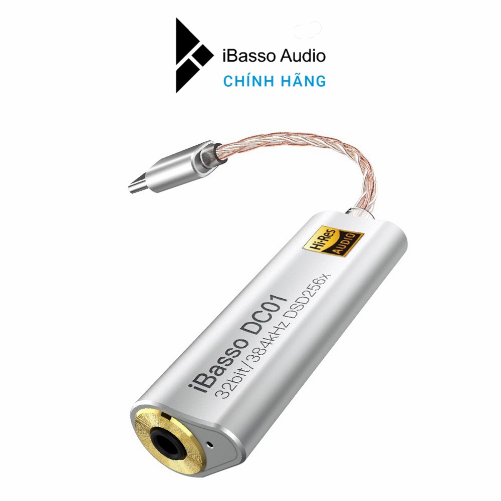 DAC/AMP di động iBasso DC01 - Hãng chính hãng | Giắc 2.5mm Balanced, DAC AKM4493EQ, Hi-