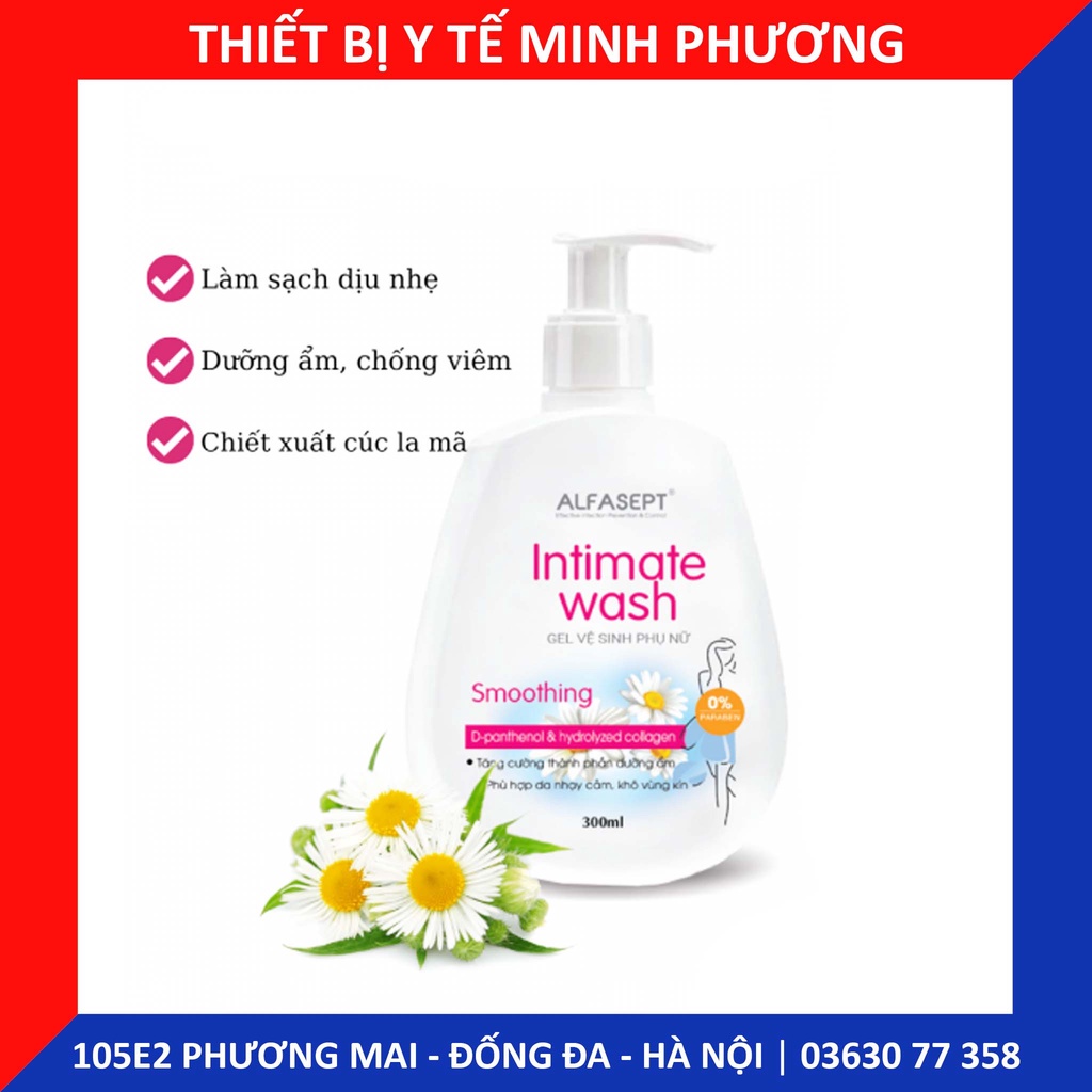 Dung dịch vệ sinh phụ nữ ALFASEPT Smoothing