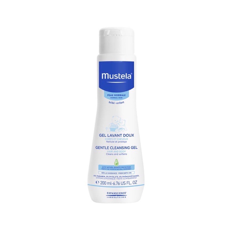 Gel tắm gội Mustela Gentle Cleansing Gel 200 ml