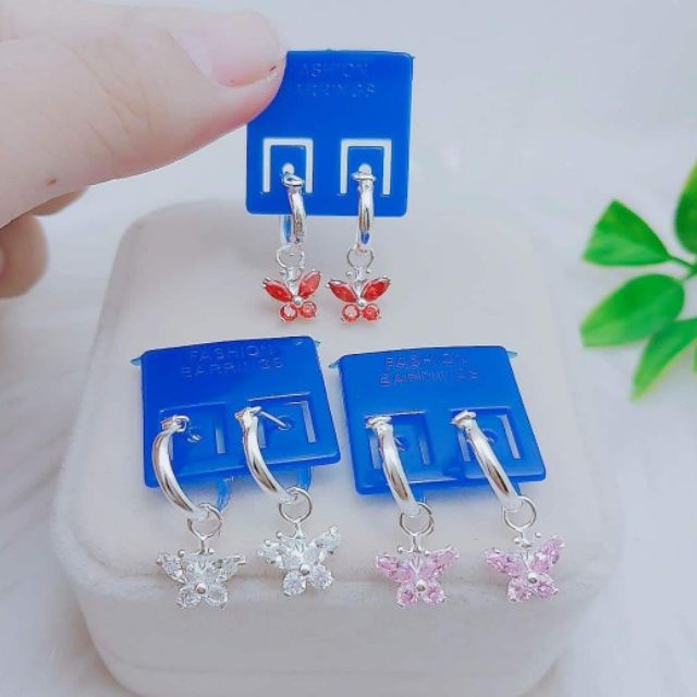 Bông tai bạc ta cho bé
