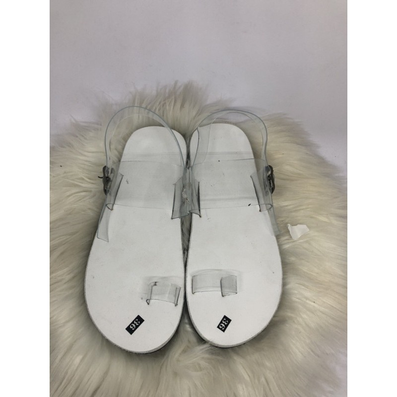 dép sandal nữ sandal đồng nai ( đế đen quai trong suốt ) size từ 35 nữ đến 39 nữ size ib chọn thêm