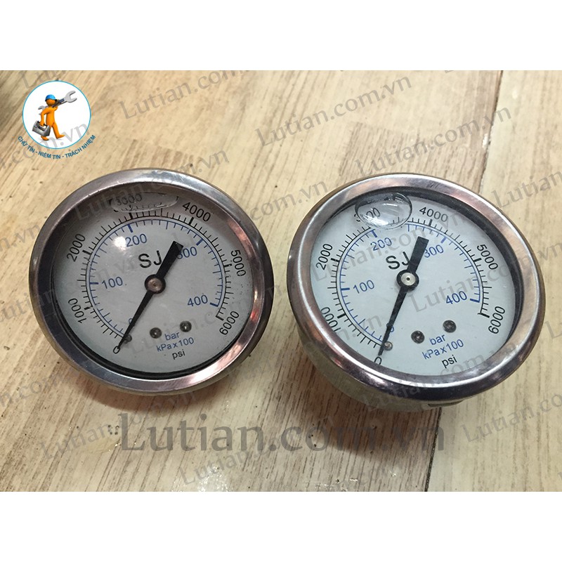 ĐỒNG HỒ ĐO ÁP LỰC MÁY RỬA XE ÁP LỰC LUTIAN