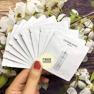 10 Gói Tinh Chất Ohui Dưỡng Trắng Da, Mờ Sạm Nám và Chống Lão Hóa - Serum Ohui Extreme White Snow Vitamin 1ml/gói