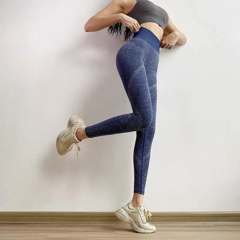 Quần Tập Gym Nữ [LEGGING] Dệt Hoạ Tiết Mũi Tên [ĐỒ TẬP GYM NỮ]