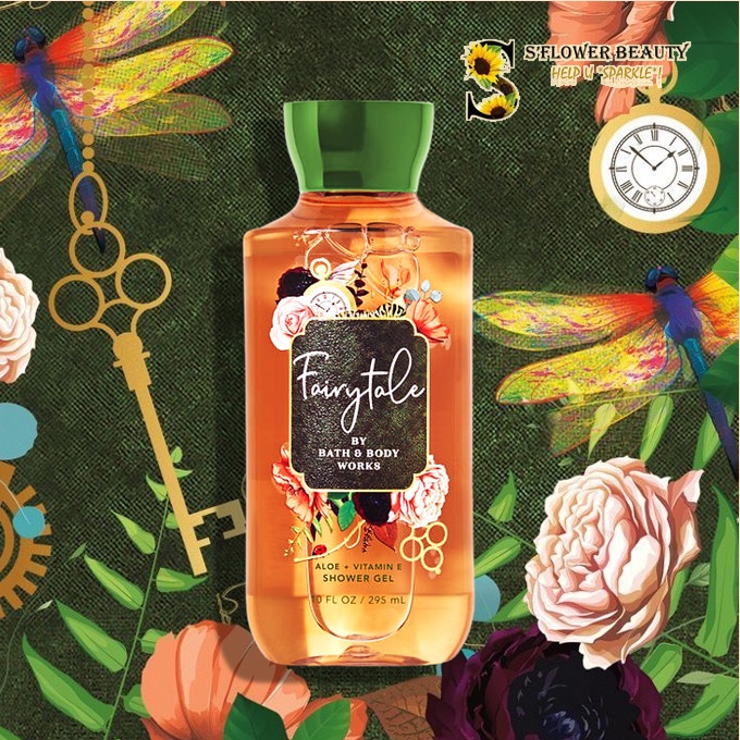 FAIRYTALE | Bộ Sản Phẩm Gel Tắm -  Dưỡng Thể - Xịt Thơm Nước Hoa Toàn Thân Bath &amp; Body Works Body Care