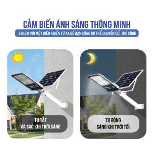 [1000W] Đèn Năng Lượng Mặt Trời 1000W - 100W , Đèn Đường , Sân Vườn . Tấm Pin Năng Lượng Rời , IP67 Chống Nước