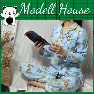 ĐỒ ngủ,đồ pijama lụa cao cấp đủ size MODELL HOUSE