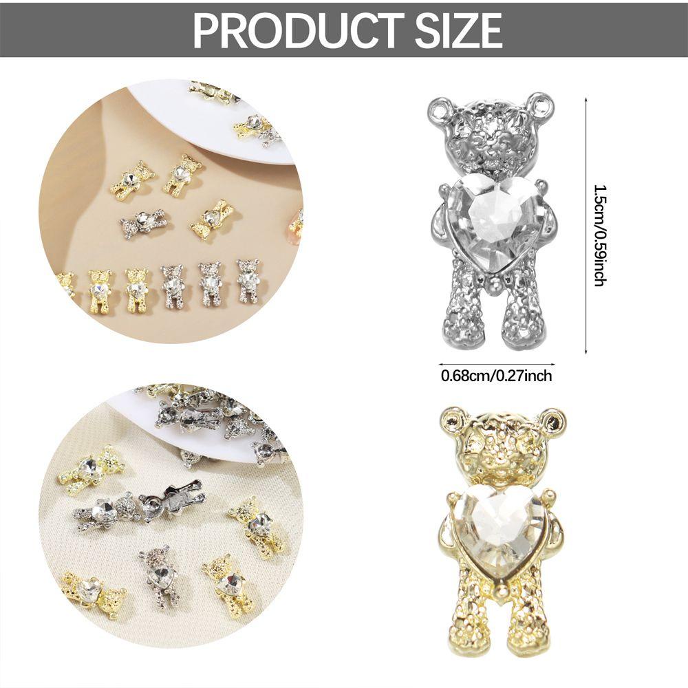 Hộp Phụ Kiện Trang Trí Móng Tay 3D Lấp Lánh