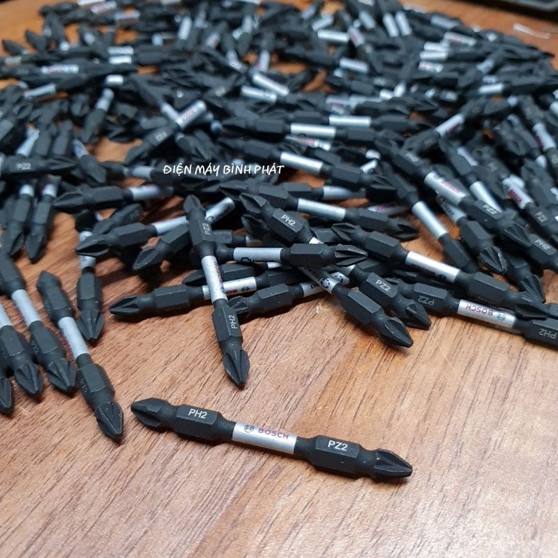 Mũi Vít 2 đầu Bosch 6cm PH2 - PZ2 Dùng Cho Sửa Chữa